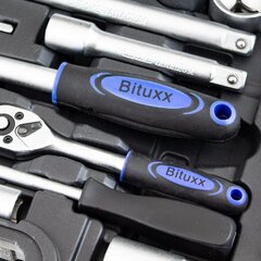 Profesionalus įrankių rinkinys dėžėje bituxx 108 vnt kaina ir informacija | Mechaniniai įrankiai | pigu.lt