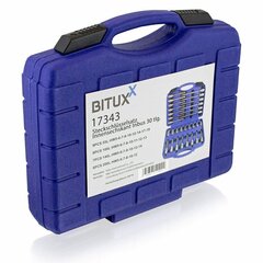 Lizdų rinkinys Bituxx, 30 dalių цена и информация | Механические инструменты | pigu.lt