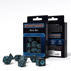 Kauliukų rinkinys Starfinder juodos ir mėlynos spalvos kaina ir informacija | Stalo žaidimai, galvosūkiai | pigu.lt