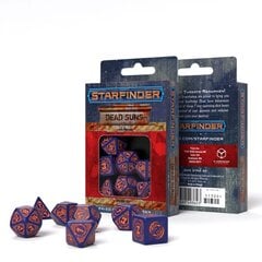 Kauliukų rinkinys Starfinder: Dead Suns tamsiai mėlynos ir oranžinės spalvos kaina ir informacija | Stalo žaidimai, galvosūkiai | pigu.lt