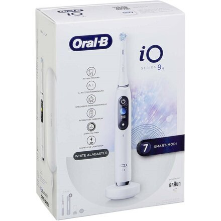 Oral-B io9 white kaina ir informacija | Elektriniai dantų šepetėliai | pigu.lt