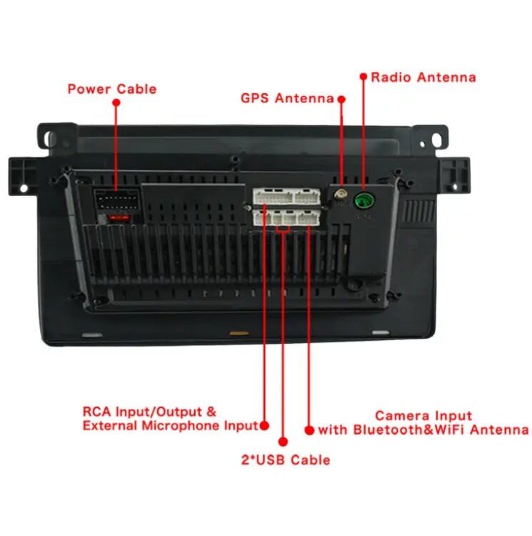 Powermax Pcmb9/2+32FT E46 kaina ir informacija | Automagnetolos, multimedija | pigu.lt