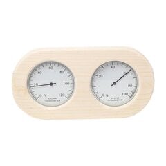 Термометр и гигрометр для сауны 2в1 цена и информация | Аксессуары для сауны и бани | pigu.lt