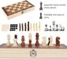 Šachmatų rinkinys 3in1 39 x 39cm kaina ir informacija | Stalo žaidimai, galvosūkiai | pigu.lt