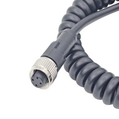 Видео-кабель питания Powermax Air M>Air F пружинный 4-Pin, 5м. цена и информация | Системы парковки | pigu.lt