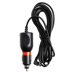 Kroviklis Powermax PPC006 MINI-USB - 1A, 3,5m ilgio, 8-36V skirtas registratoriams / GPS kaina ir informacija | Automobilių 12V el. priedai | pigu.lt