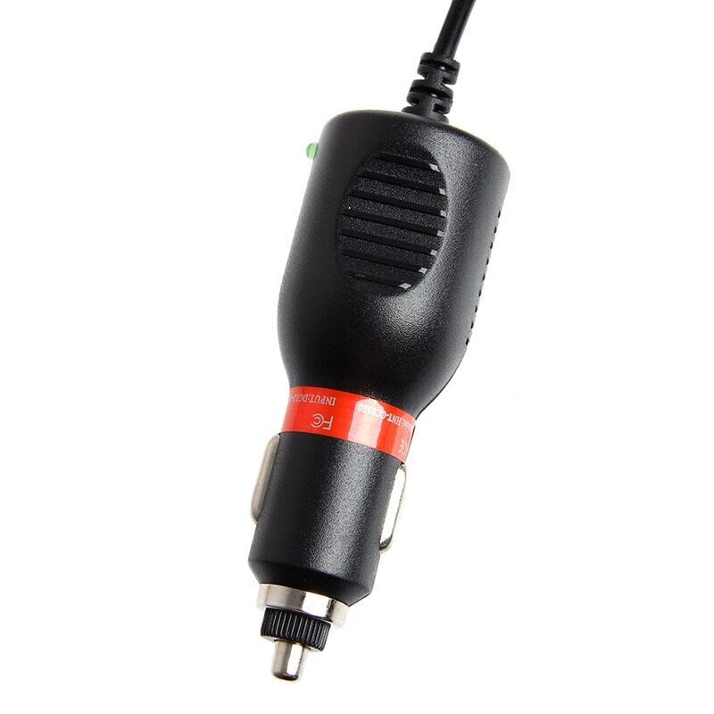 Kroviklis Powermax PPC006 MINI-USB - 1A, 3,5m ilgio, 8-36V skirtas registratoriams / GPS kaina ir informacija | Automobilių 12V el. priedai | pigu.lt