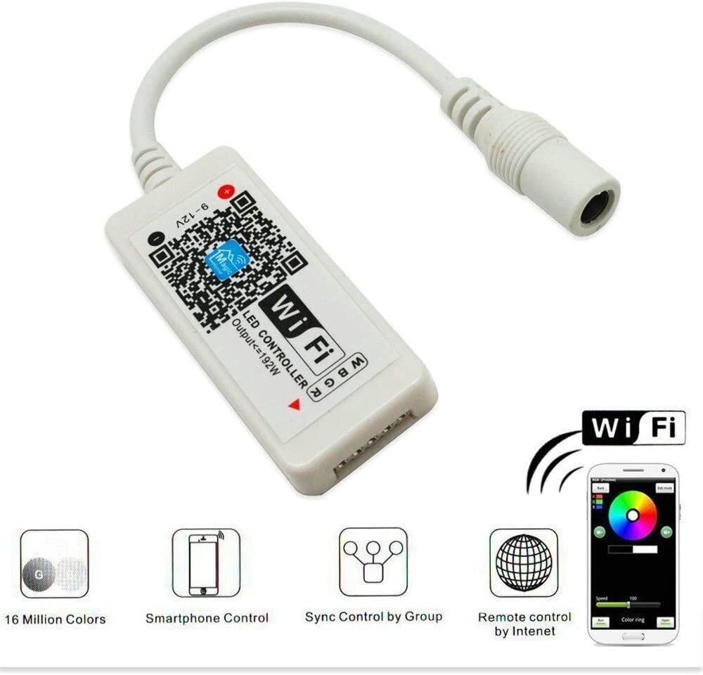 Belaidis LED kontroleris Powermax RF_WIFI 3528 5050 kaina ir informacija | LED juostos | pigu.lt