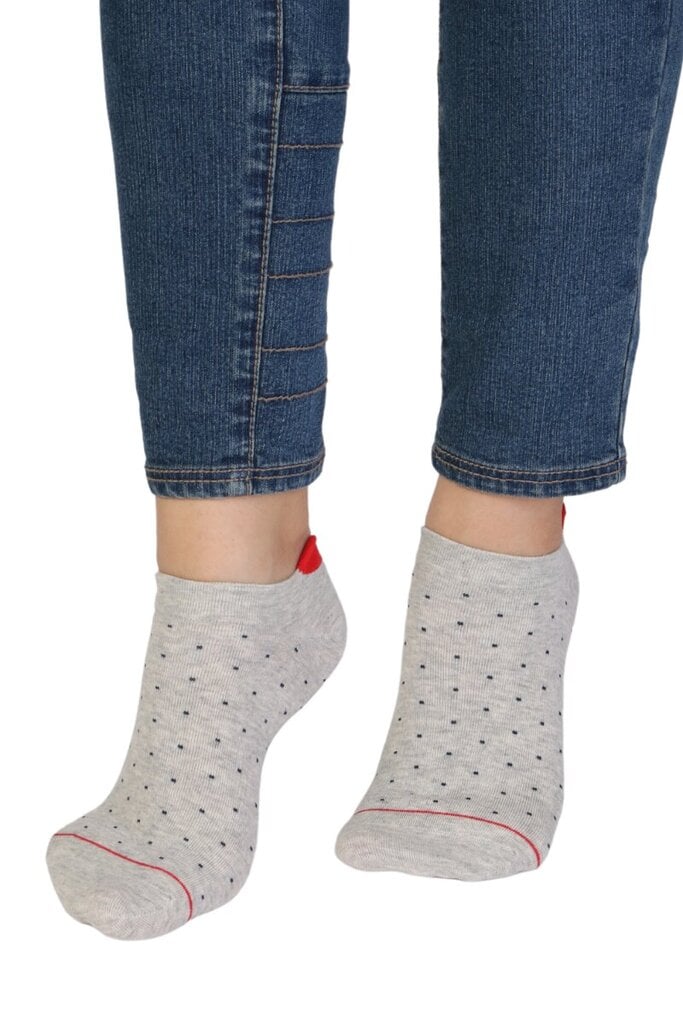 Kojinės moterims Ruby, pilkos kaina ir informacija | Moteriškos kojinės | pigu.lt
