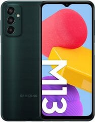 Samsung Galaxy M13,4G, 4/64GB, Dual SIM SM-M135FZGU Deep Green цена и информация | Мобильные телефоны | pigu.lt
