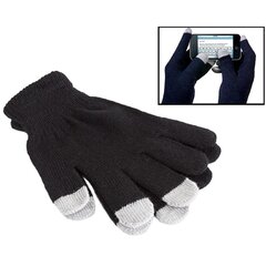 Сенсорные перчатки для смартфона Черные BQ19E цена и информация | Мужские шарфы, шапки, перчатки | pigu.lt