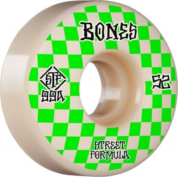 Ratukai riedlentei Bones Wheels Patterns STF White V3 Slims, 52 mm, 99A, 4 vnt. kaina ir informacija | Riedlentės | pigu.lt