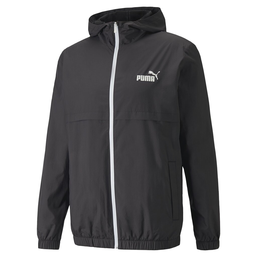 Striukė vyrams Puma Solid WindBreaker 847484014064535459012, juoda цена и информация | Vyriškos striukės | pigu.lt