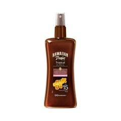 Защитное масло Coconut & Guava Hawaiian Tropic Spf 15 (200 ml) цена и информация | Кремы от загара | pigu.lt