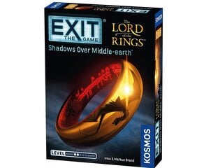 Настольная игра Exit: The Game The Lord of the Rings : Shadows over Middle-earth, ENG цена и информация | Настольные игры, головоломки | pigu.lt