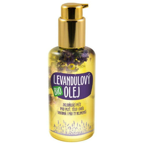 Levandų aliejus Purity Vision Organic Lavender Oil, 100ml цена и информация | Veido aliejai, serumai | pigu.lt