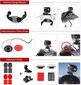 Fusion 180 in 1 priedų rinkinys veiksmo kameroms / GoPro / HERO9 / Xiaomi YI / EKEN / OSMO / MountDog (EVA CASE) V2 цена и информация | Priedai vaizdo kameroms | pigu.lt
