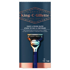 Skustuvas vyrams Gillette King Shave & Edging Razor цена и информация | Косметика и средства для бритья | pigu.lt