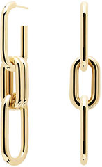 Оригинальные позолоченные серьги-подвески Pdpaola Muze Gold AR01-074-U цена и информация | Серьги | pigu.lt