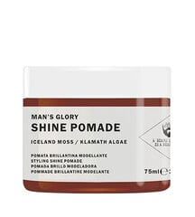 Modeliavimo pomada Man`s Glory Shine Pomade, 75 ml цена и информация | Средства для укладки волос | pigu.lt