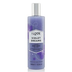 Dušo želė I love Violet Dreams, 360ml kaina ir informacija | Dušo želė, aliejai | pigu.lt