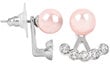 Auskarų rinkinys Levien Ear Cuff Rose Rosaline kaina ir informacija | Auskarai | pigu.lt