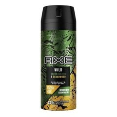 Purškiamas dezodorantas vyrams Ax Wild Green Mojito and Cedarwood, 150 ml kaina ir informacija | Dezodorantai | pigu.lt