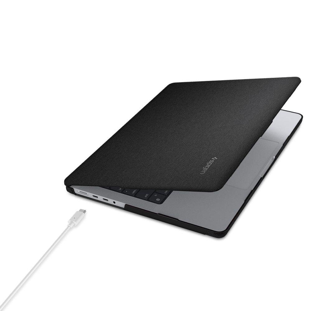 Spigen Urban Fit, Macbook Pro 14 2021-2022 Black kaina ir informacija | Krepšiai, kuprinės, dėklai kompiuteriams | pigu.lt