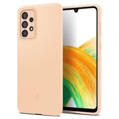 Spigen Thin Fit Galaxy A33 5G COTTON PEACH kaina ir informacija | Telefono dėklai | pigu.lt