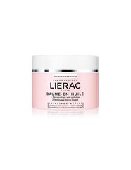 Makiažo valiklis Lierac Double Action Make-up Remover Balm In Oil, 120ml kaina ir informacija | Veido prausikliai, valikliai | pigu.lt