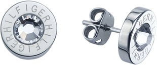 Plieniniai auskarai su krištolo akmenimis Tommy Hilfiger TH2700259 kaina ir informacija | Auskarai | pigu.lt