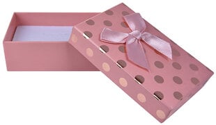 JK Box Шкатулка в горошек для комплекта украшений КК-5/А1 цена и информация | Товары для упаковки подарков | pigu.lt