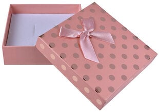 JK Box Шкатулка в горошек для комплекта украшений КК-5/А1 цена и информация | Товары для упаковки подарков | pigu.lt
