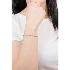 Amen Очаровательный серебряный браслет с цирконами Теннис BRGOBB3 цена и информация | Женские браслеты | pigu.lt