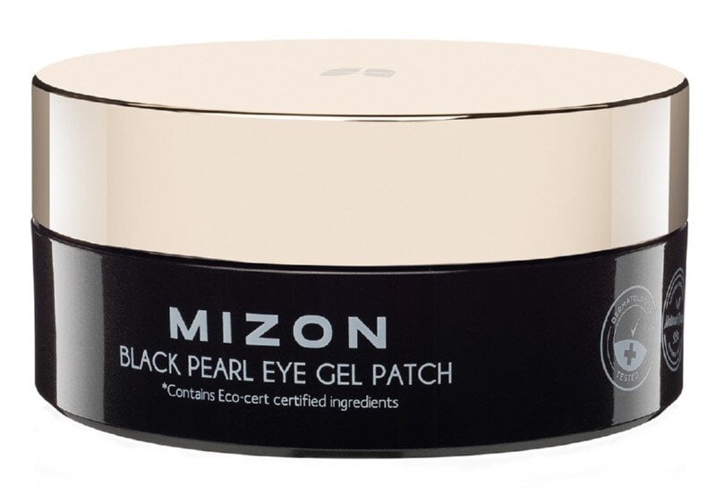 Hidrogelio paakių pagalvėlės su juodaisiais perlais Mizon Black Pearl Eye Gel Patch, 60 pagalvėlių kaina ir informacija | Veido kaukės, paakių kaukės | pigu.lt