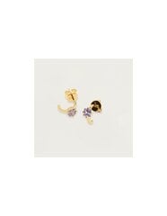 Очаровательные круглые серьги с цирконами Pdpaola Lavender LIS AR01-232 цена и информация | Серьги | pigu.lt