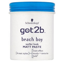 Plaukų formavimo pasta Schwarzkopf Professional Matte Paste Surfer Look Matt Paste, 100 ml kaina ir informacija | Plaukų formavimo priemonės | pigu.lt