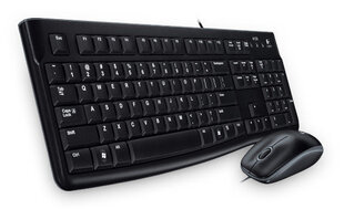 Prekė su pažeista pakuote. Klaviatūros ir optinės pelės rinkinys LOGITECH MK 120 kaina ir informacija | Kompiuterinės technikos aksesuarai su paž. pakuotėmis | pigu.lt