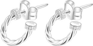 idabriniai apvalūs auskarai su cirkoniais Rosato SStory RZO001 kaina ir informacija | Auskarai | pigu.lt