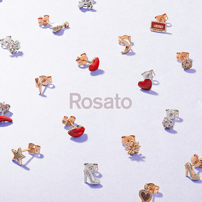 Sidabriniai auskarai Rosato RZO021R kaina ir informacija | Auskarai | pigu.lt