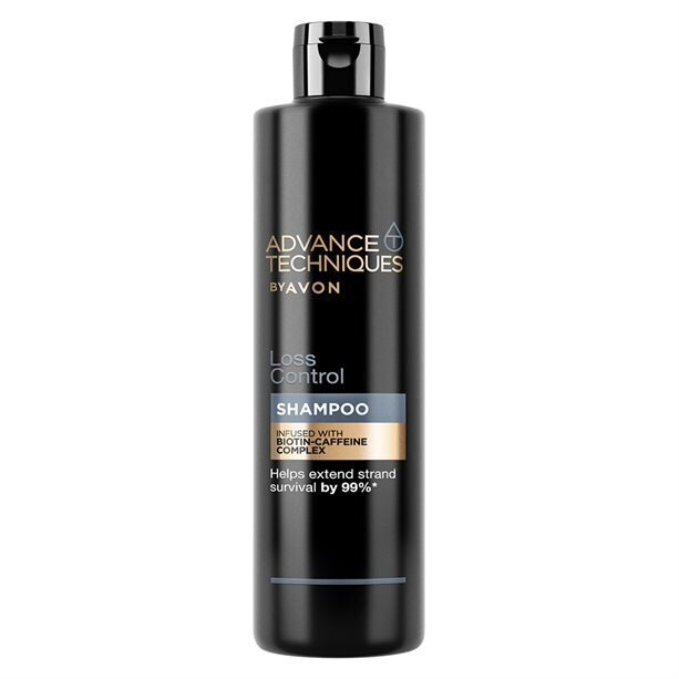 Šampūnas nuo plaukų slinkimo su biotino-kofeino kompleksu Avon Loss control, 400 ml цена и информация | Šampūnai | pigu.lt