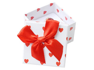 JK Box Подарочная коробка для колец или серег АС-3/А1 цена и информация | Товары для упаковки подарков | pigu.lt