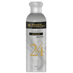 Braziliškas keratinas plaukų priežiūrai Brazil Keratin Beauty Keratin Argan 24, 150 ml kaina ir informacija | Priemonės plaukų stiprinimui | pigu.lt