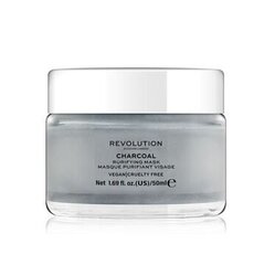 Маска для лица Revolution Skincare Charcoal Purifying Mask, 50 мл цена и информация | Маски для лица, патчи для глаз | pigu.lt