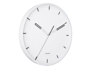 Sieninis laikrodis - Paniręs, baltas, 40 cm kaina ir informacija | Laikrodžiai | pigu.lt