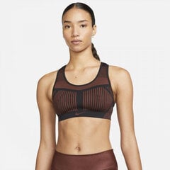 Nike Fe / Nom Flyknit W sportinė liemenėlė moterims, rudos spalvos цена и информация | Спортивная одежда для женщин | pigu.lt