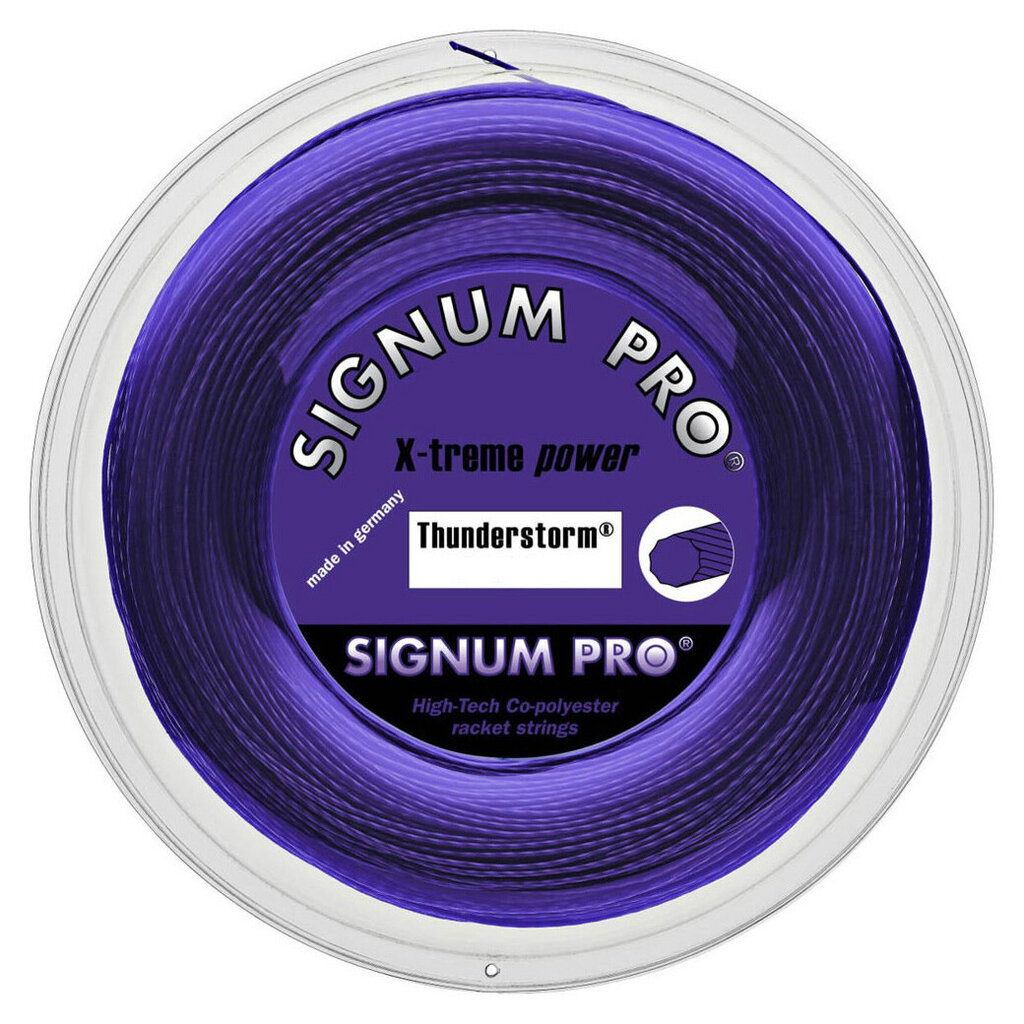 Teniso stygos Signum Pro THUNDERSTORM 200m, 1.30mm kaina ir informacija | Lauko teniso prekės | pigu.lt