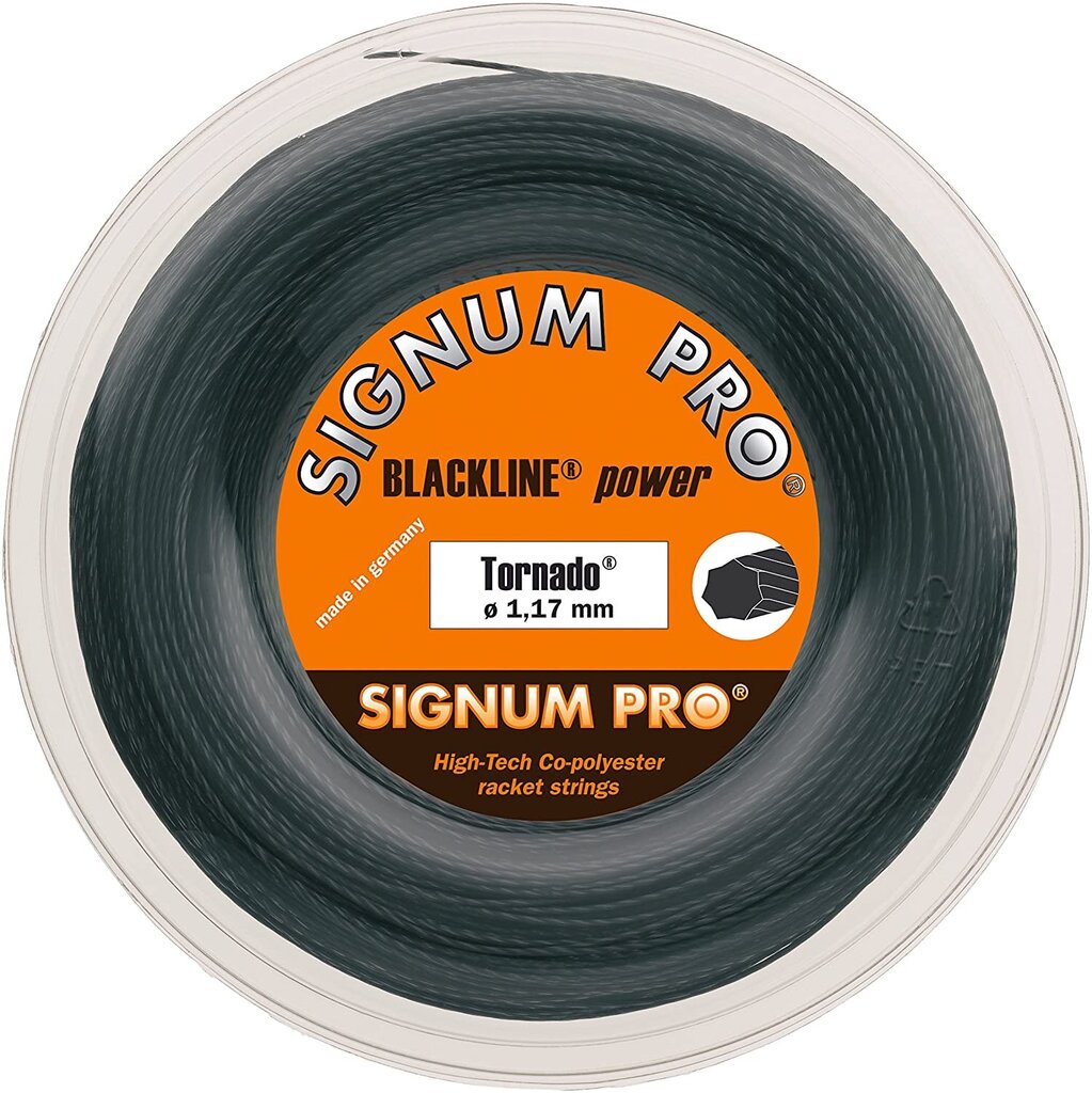 Teniso stygos Signum Pro TORNADO 200m, 1.17mm цена и информация | Lauko teniso prekės | pigu.lt