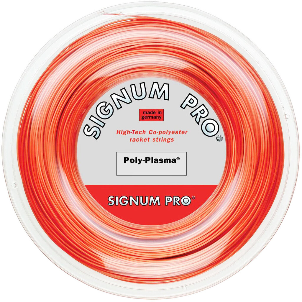 Teniso stygos Signum Pro POLY PLASMA 200m, 1.18mm kaina ir informacija | Lauko teniso prekės | pigu.lt