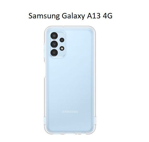 Dėklas telefonui skirtas Samsung Galaxy A13 4G, skaidri цена и информация | Telefono dėklai | pigu.lt